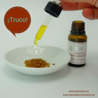 Truco rosa mosqueta peeling Benestar Centro estética Barcelona